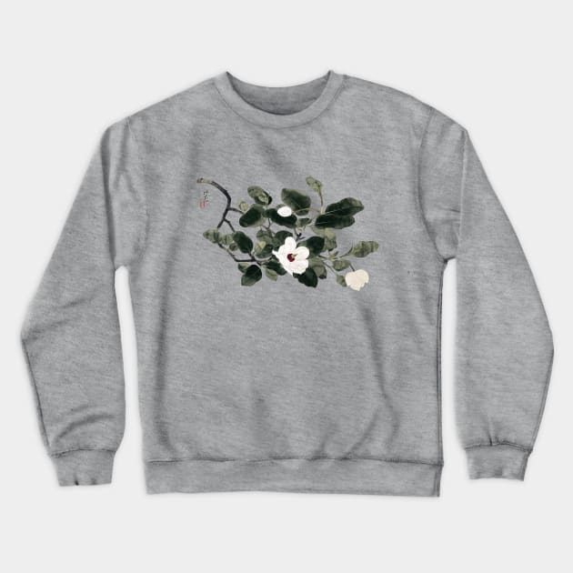 Flowering Magnolia Branch Crewneck Sweatshirt by UndiscoveredWonders